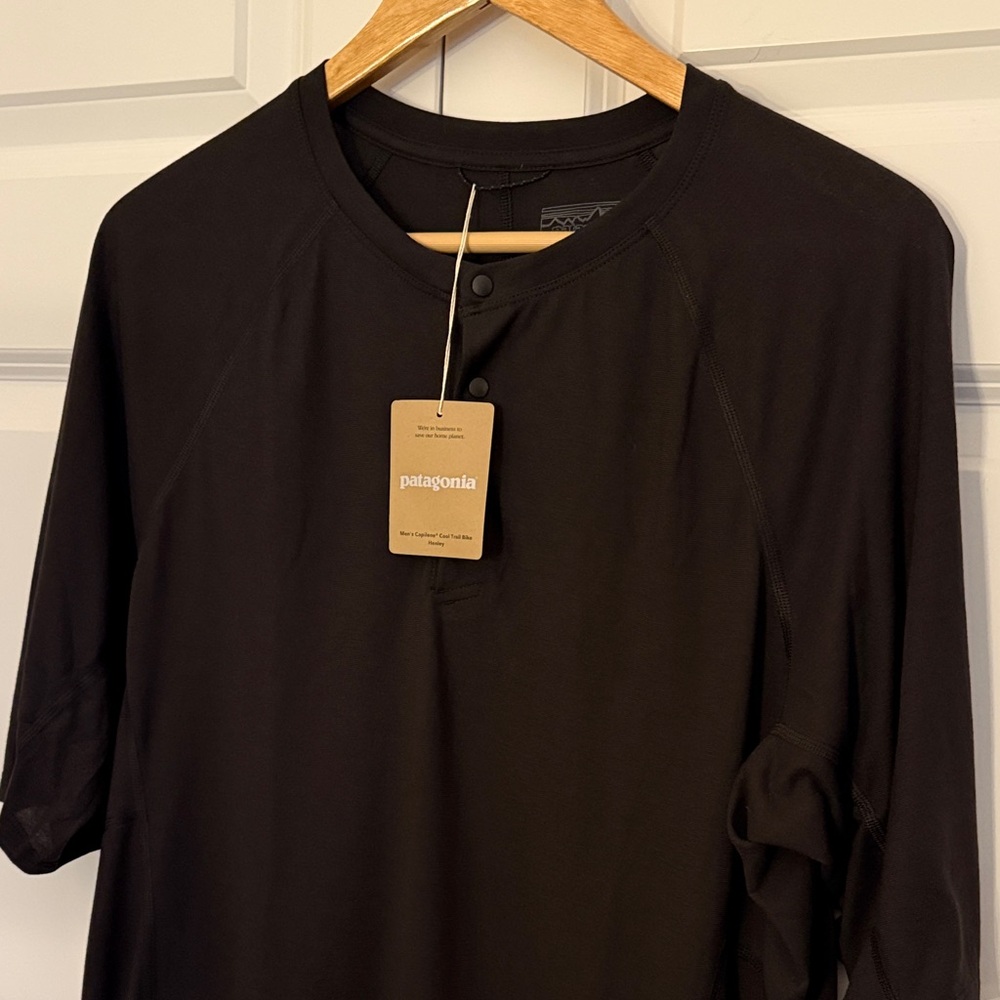 Patagonia Men's Capilene Cool Trail Bike Henley Tee - Medium